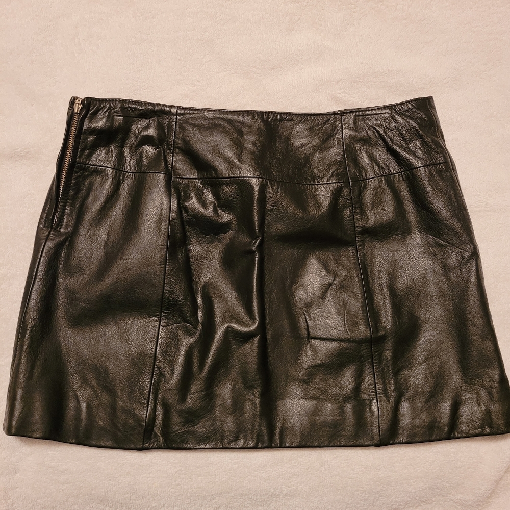 Genuine Wilsons Leather Mini Skirt